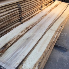 最新金威木业 欧洲进口 白蜡木 实木板 毛边板 木板 22/26/29/30/32mm AB级月供6柜 北欧家具木料在线