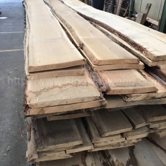 坚硬耐磨的德国金威木业进口木材 欧洲橡木 白橡木 实木 橡木 板材木板 毛边 50/52mmABC 德国白橡