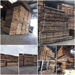 坚硬耐磨的德国金威木业 欧洲橡木 白橡 橡木 实木 板材 22/27mm 木板 进口 欧洲材 原材料